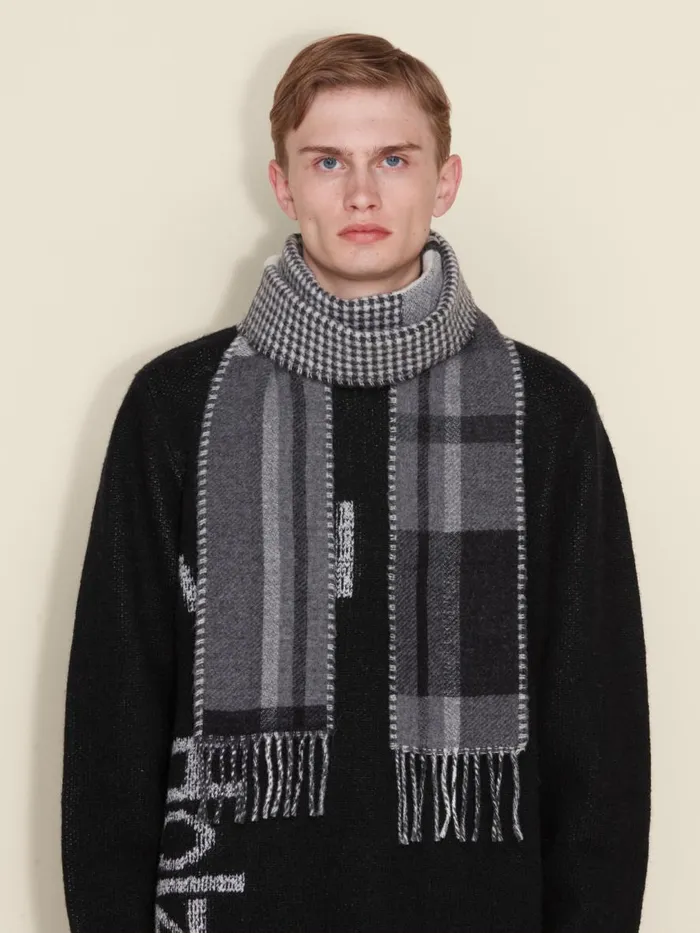 Scarves WomenMen Holzweiler Tableau XXS 260 Black