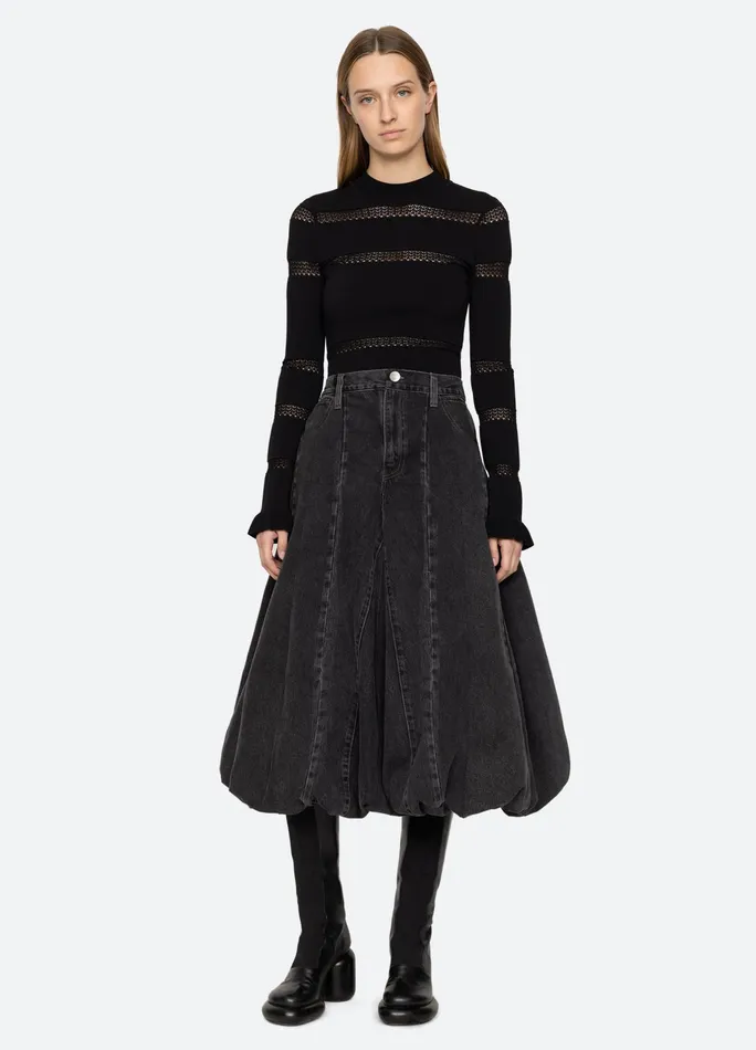 Sea New York Bottoms Elle Bubble Skirt Black 8211 Women