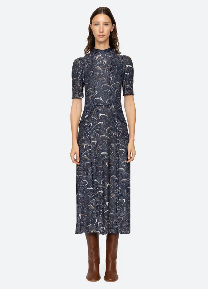 Sea New York Dresses Amara SS Dress Navy 8211 Women