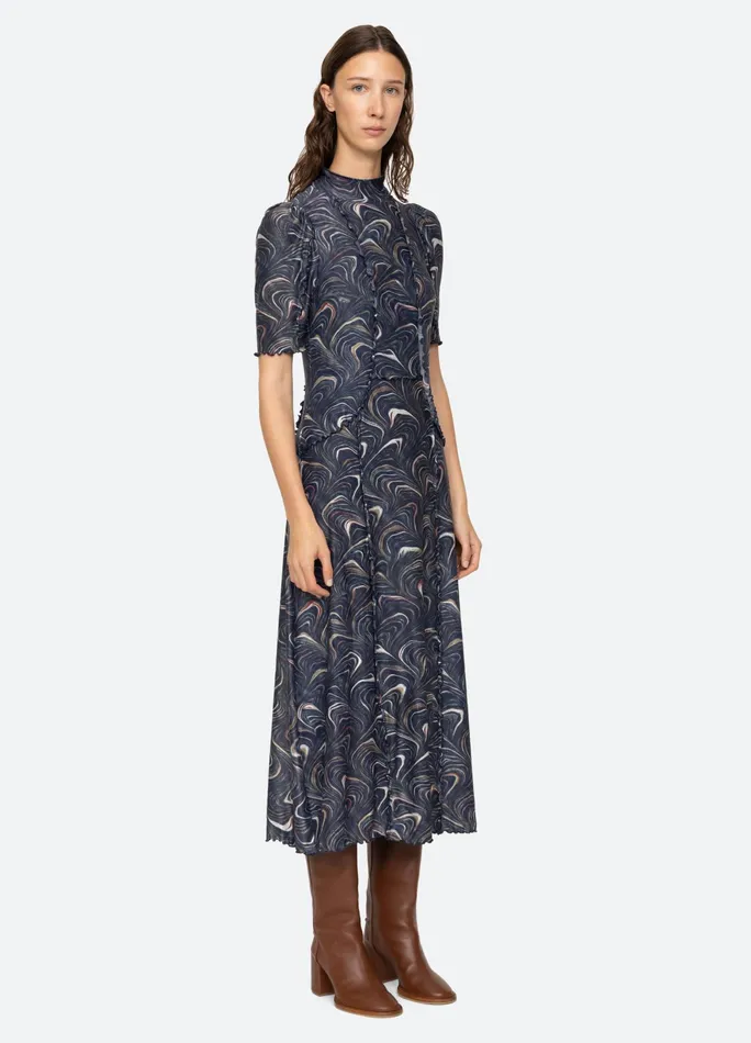 Sea New York Dresses Amara SS Dress Navy 8211 Women