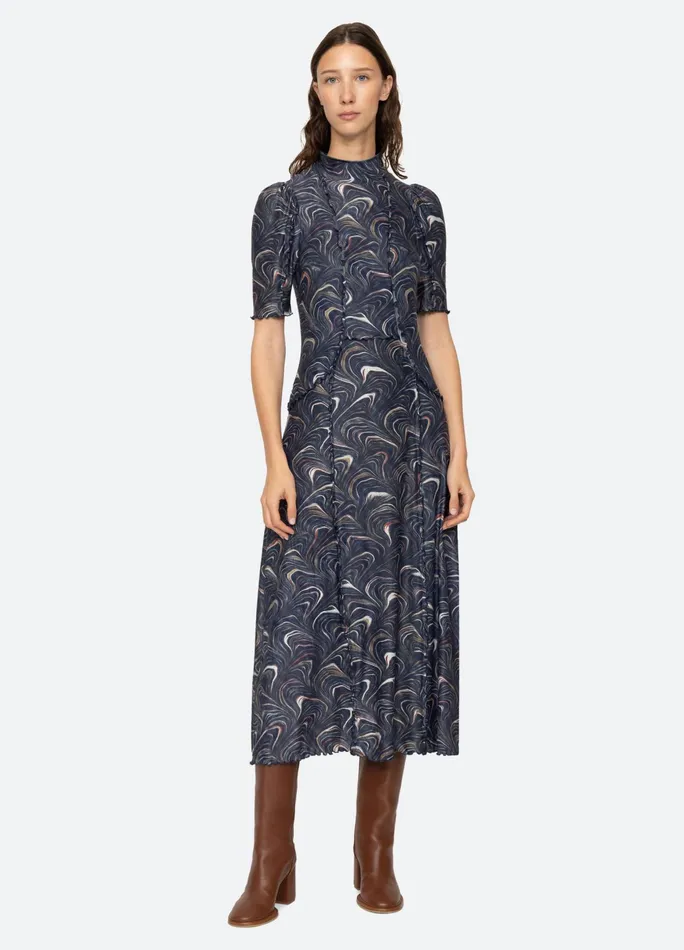 Sea New York Dresses Amara SS Dress Navy 8211 Women