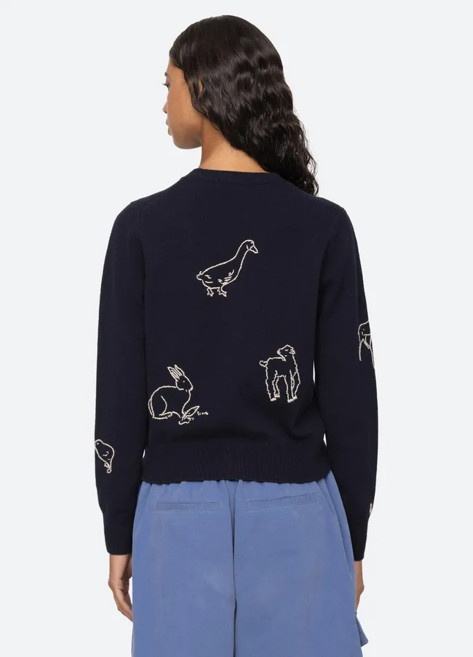Sea New York Tops Demi Cardigan Navy 8211 Women