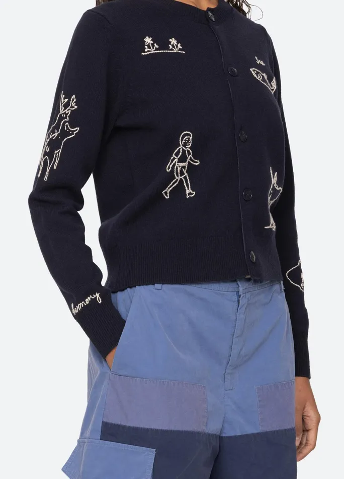 Sea New York Tops Demi Cardigan Navy 8211 Women