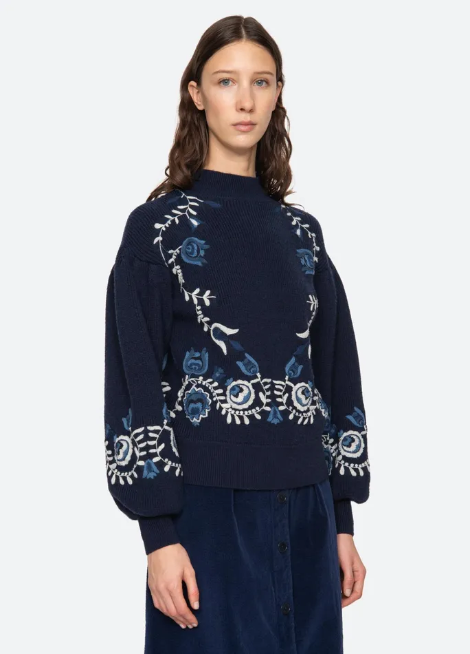 Sea New York Tops Inga Sweater Navy 8211 Women