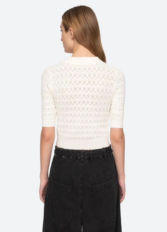 Sea New York Tops Rue Polo Sweater Black 8211 Women