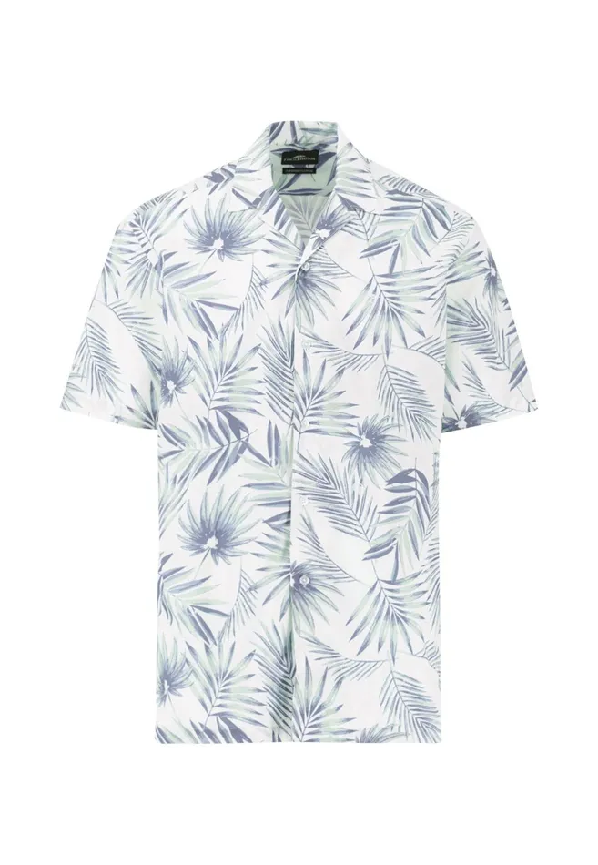 Shirts Men FYNCHHATTON Halbbar Shirt With Floral Alloverprint New Offwhitesand Shirts Men FYNCHHATTON Halbbar Shirt With Floral Alloverprint New Offwhitesand