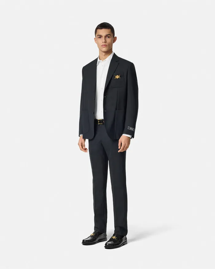Shirts Men Versace Tailored Shirt White