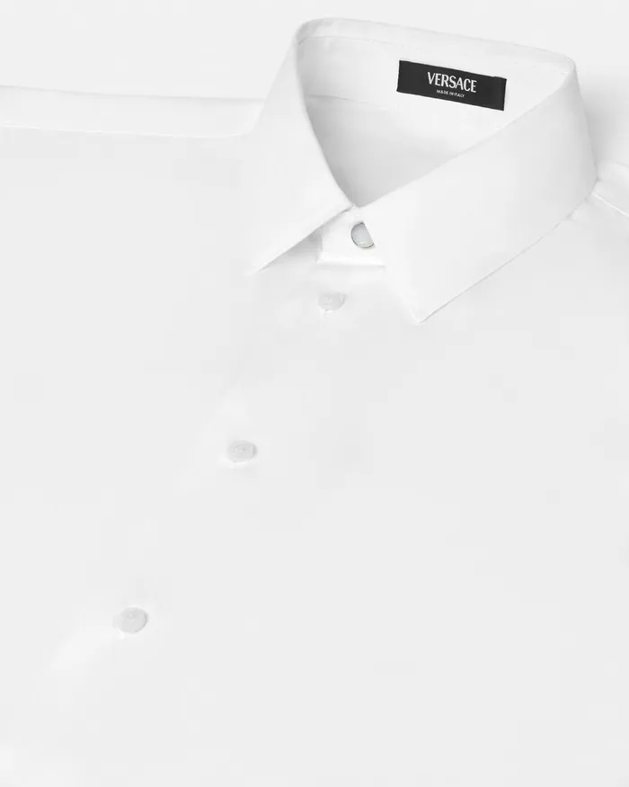 Shirts Men Versace Tailored Shirt White