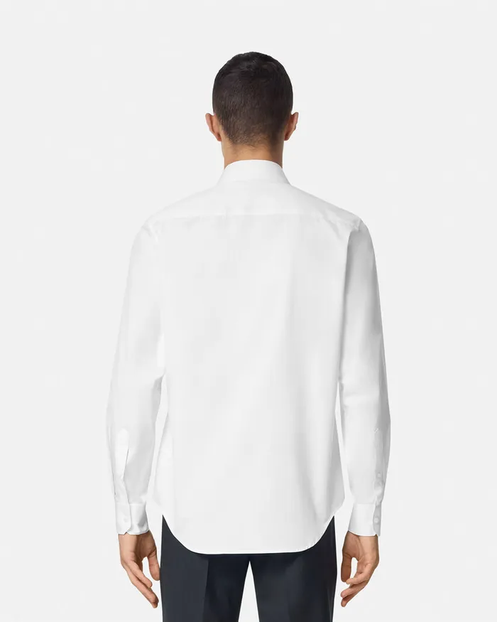 Shirts Men Versace Tailored Shirt White