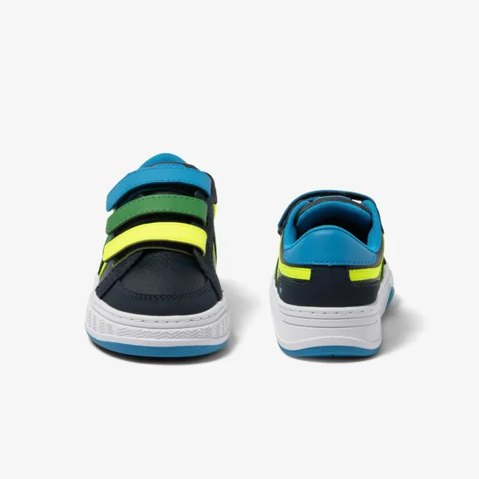 Shoes and Accessories Kids Lacoste Infants039 L001 Tricolor Sneakers Navyblue Nv1