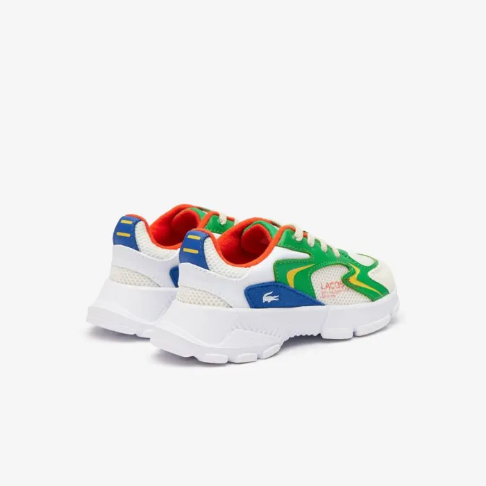 Shoes and Accessories Kids Lacoste Infants039 L003 Neo Sneakers Whiteblue 080