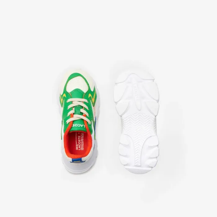 Shoes and Accessories Kids Lacoste Infants039 L003 Neo Sneakers Whiteblue 080