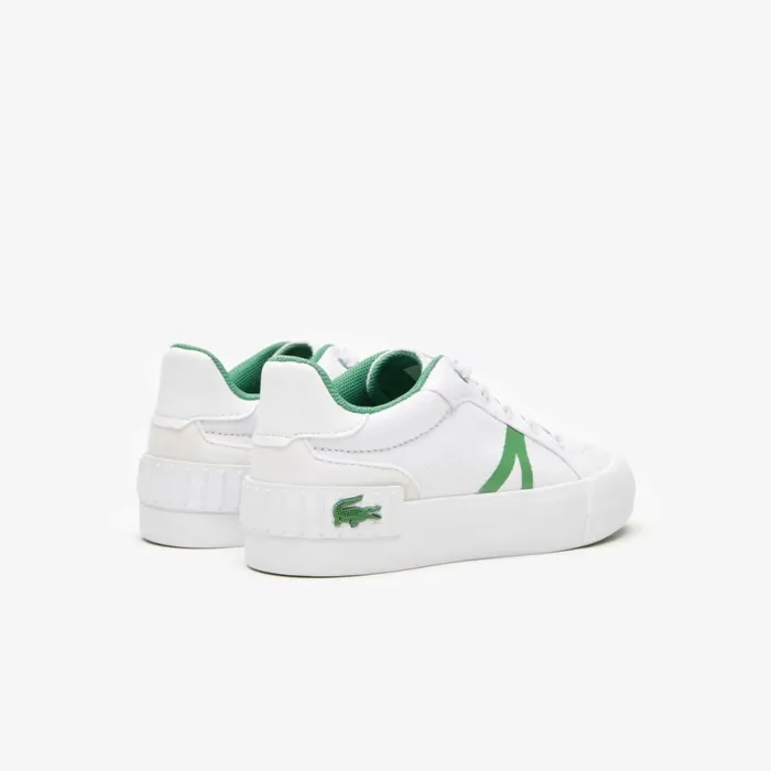 Shoes and Accessories Kids Lacoste Infants039 L004 Sneakers Whitegreen 082
