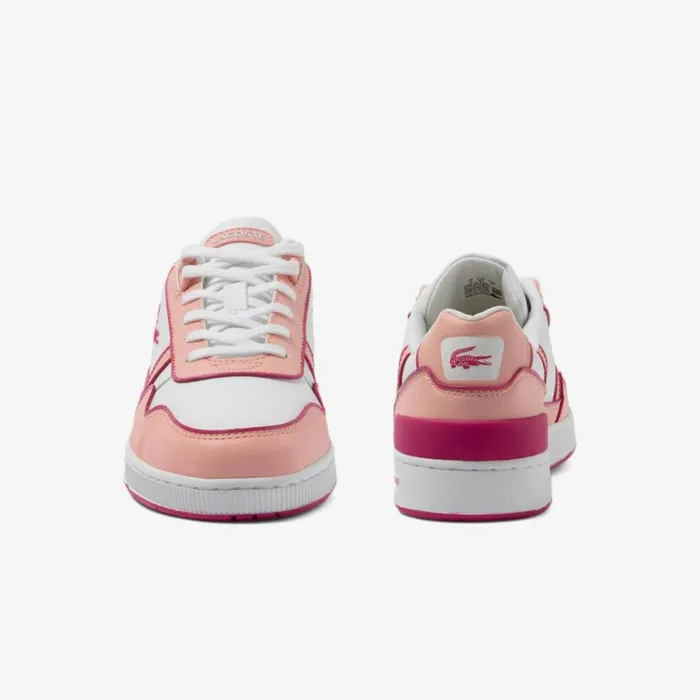 Shoes and Accessories Kids Lacoste Juniors ColorPop TClip Sneakers Whtlt Pink 1y9