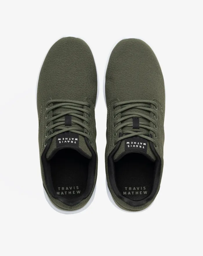 Shoes Casual Shoes TravisMathew THE DAILY 2 WOVEN SHOE Olive Green