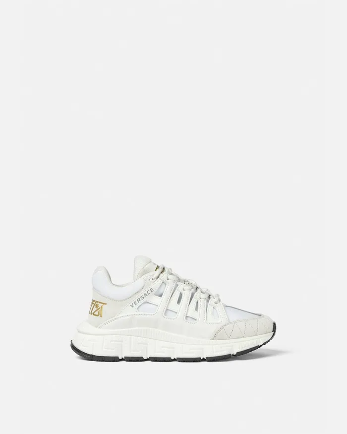 Shoes Kids Versace Trigreca Sneakers Whiteprint