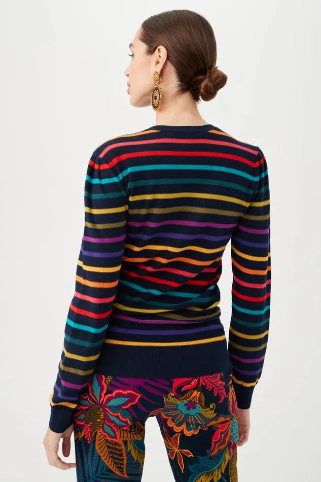 SHOP Trina Turk ALL TOPS COLLETTE 2 CREWNECK