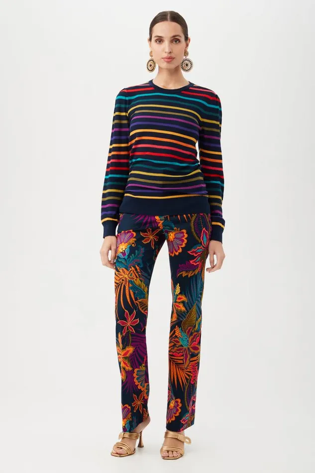 SHOP Trina Turk ALL TOPS COLLETTE 2 CREWNECK