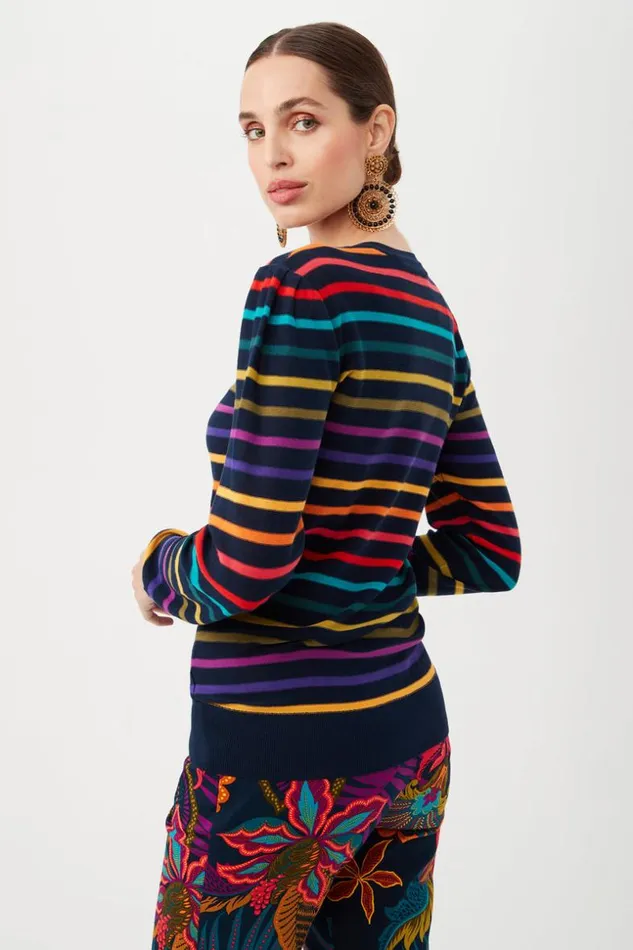 SHOP Trina Turk ALL TOPS COLLETTE 2 CREWNECK
