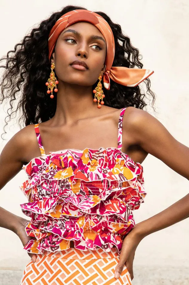 SHOP Trina Turk ALL TOPS SAHA TOP