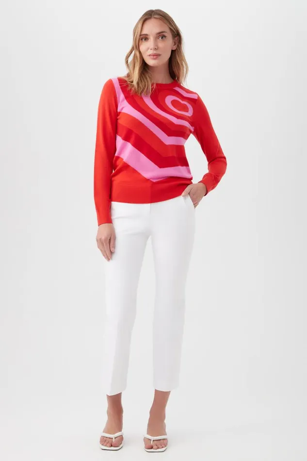 SHOP Trina Turk ALL TOPS SWEETHEART SWEATER