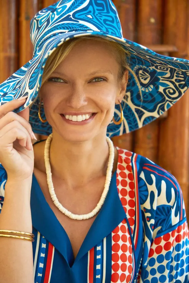 SHOP Trina Turk BELTS SCARVES and HATS SHADE HAT