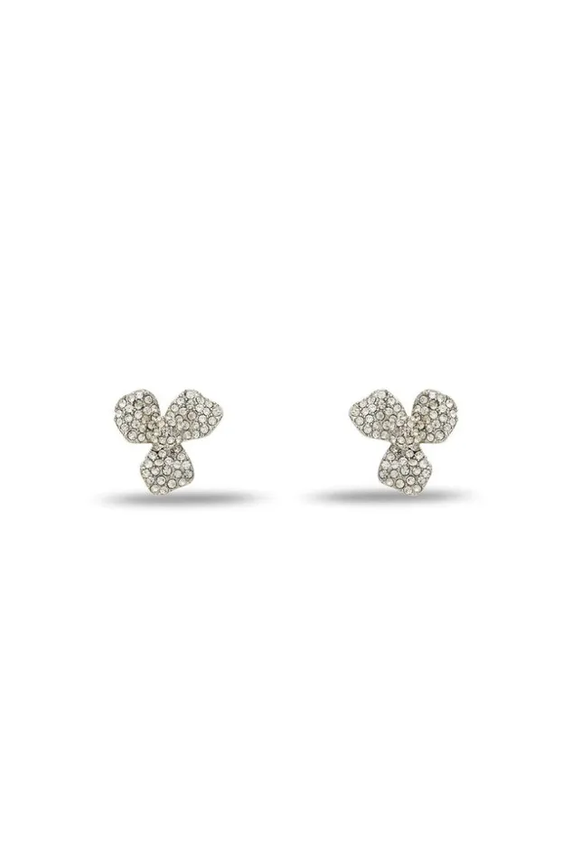 SHOP Trina Turk JEWELRY PAVE TRILLIUM STUD EARRINGS