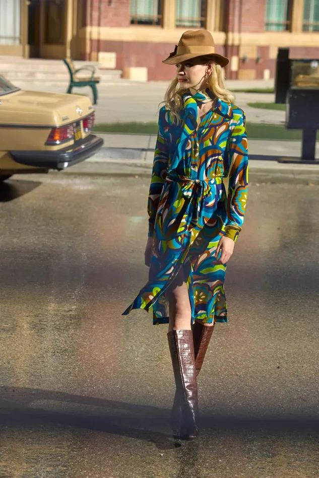 SHOP Trina Turk MIDI DRESSES RADIO CITY DRESS