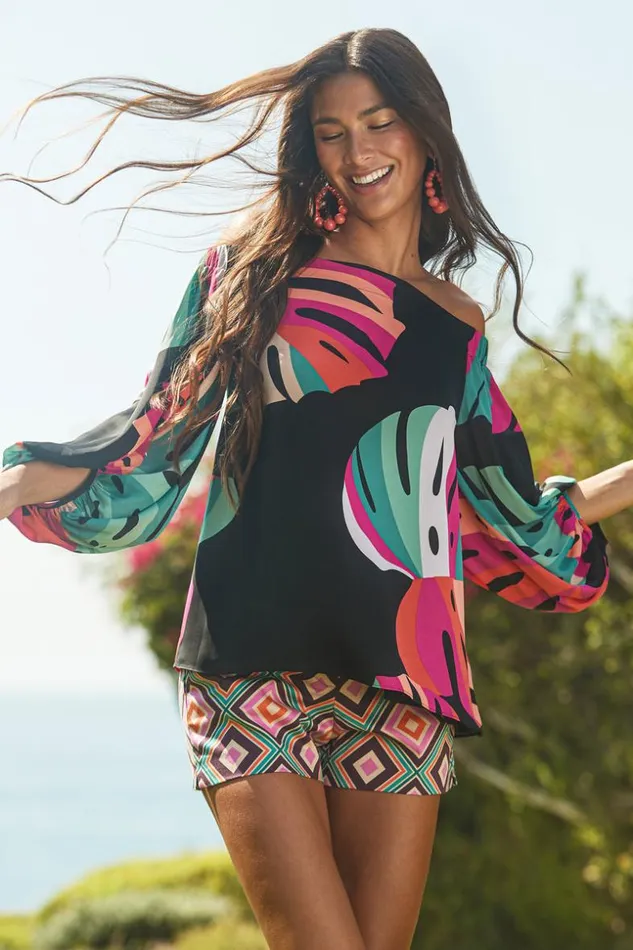 SHOP Trina Turk PATTERNS and PRINTS WINDWARD TOP