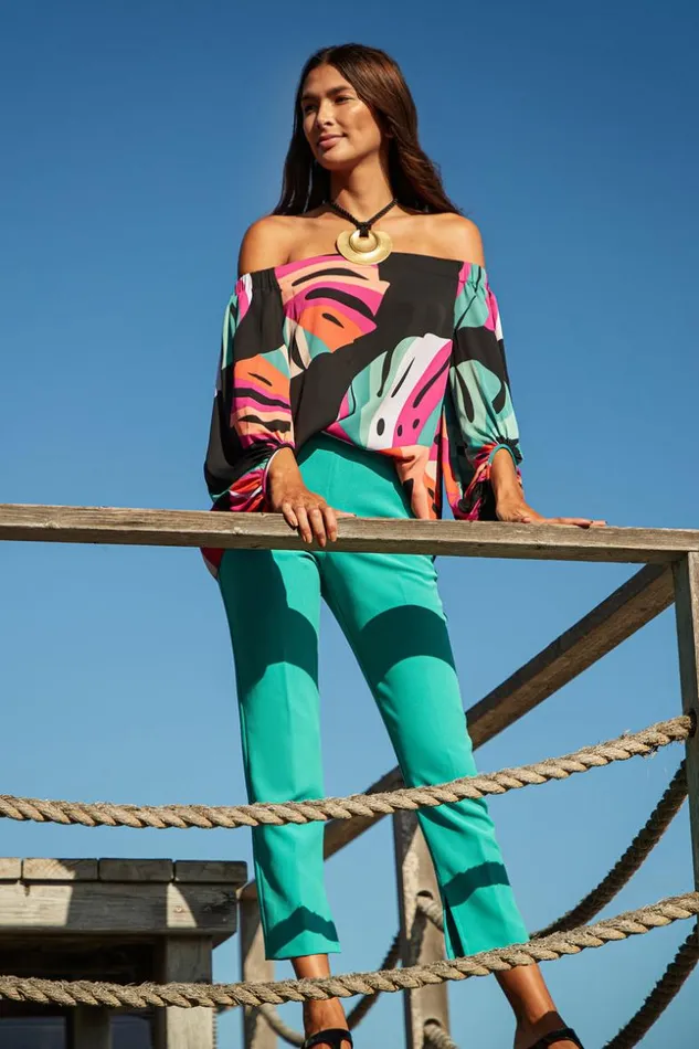 SHOP Trina Turk PATTERNS and PRINTS WINDWARD TOP