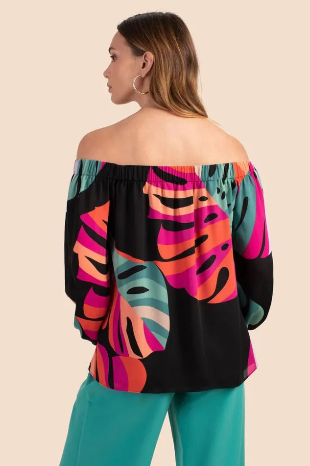 SHOP Trina Turk PATTERNS and PRINTS WINDWARD TOP