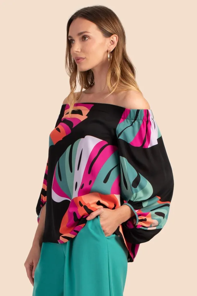 SHOP Trina Turk PATTERNS and PRINTS WINDWARD TOP