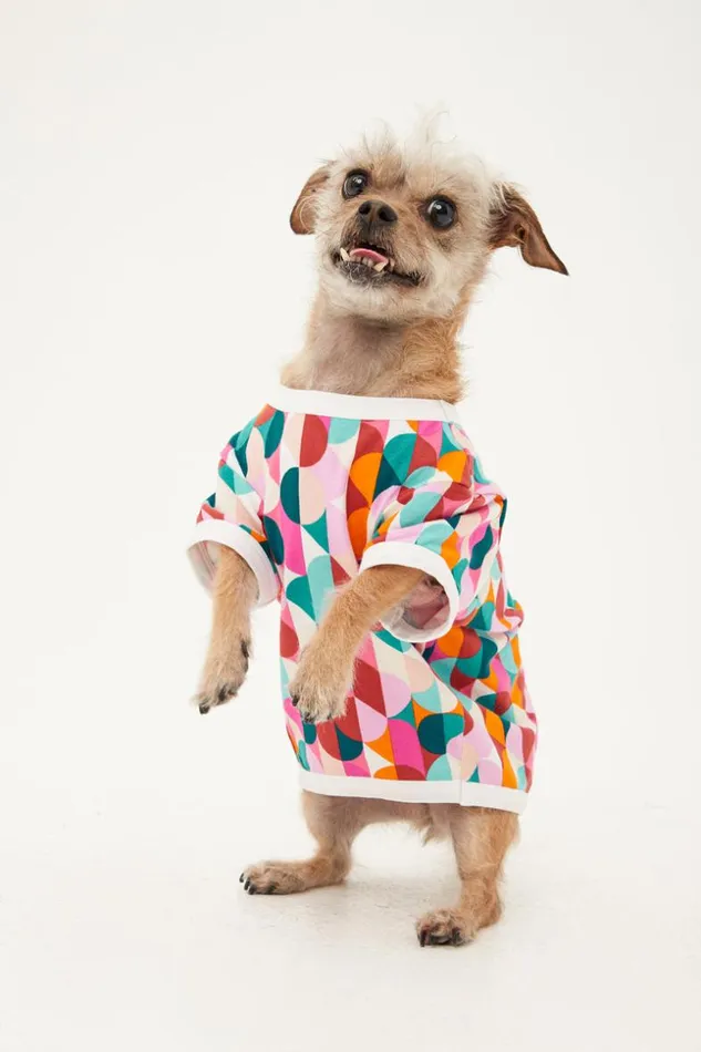 SHOP Trina Turk PETS DANCING DOTS JERSEY PET PAJAMA SHIRT