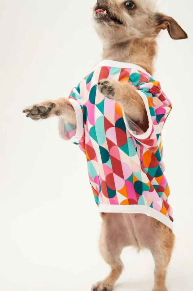 SHOP Trina Turk PETS DANCING DOTS JERSEY PET PAJAMA SHIRT