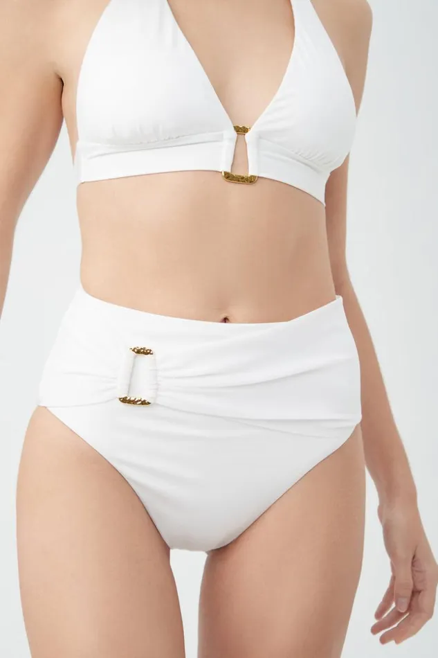SHOP Trina Turk SWIM BOTTOMS WOMEN039S MONACO BELTED HIGH WAIST SWIM BOTTOM