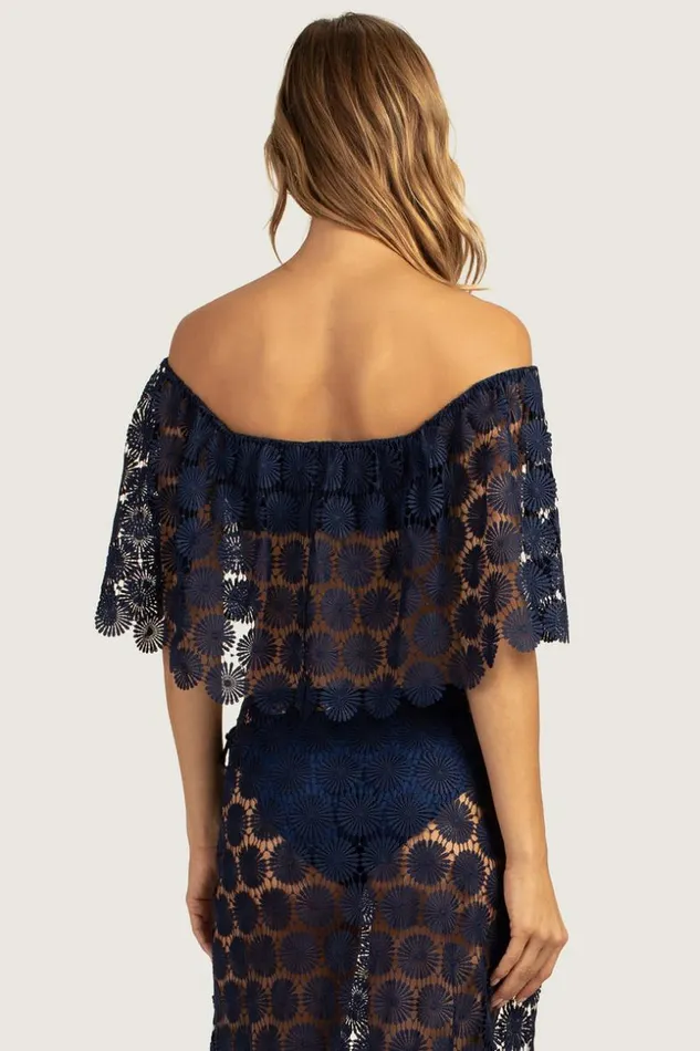 SHOP Trina Turk SWIM TOPS BARDOT OFF THE SHOULDER TOP