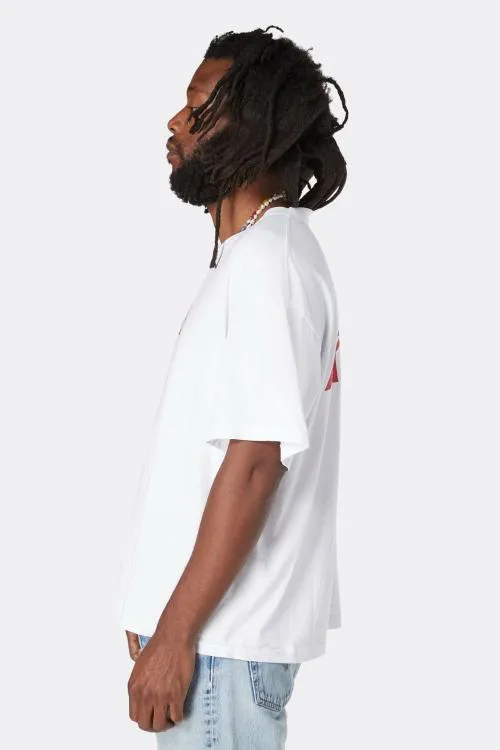 Short Sleeve Men Gallery Dept ATK STACK LOGO TEE White