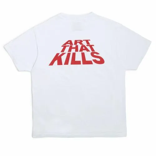 Short Sleeve Men Gallery Dept ATK STACK LOGO TEE White