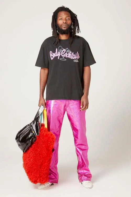 Short Sleeve Men Gallery Dept BODY COCKTAILS TEE Black