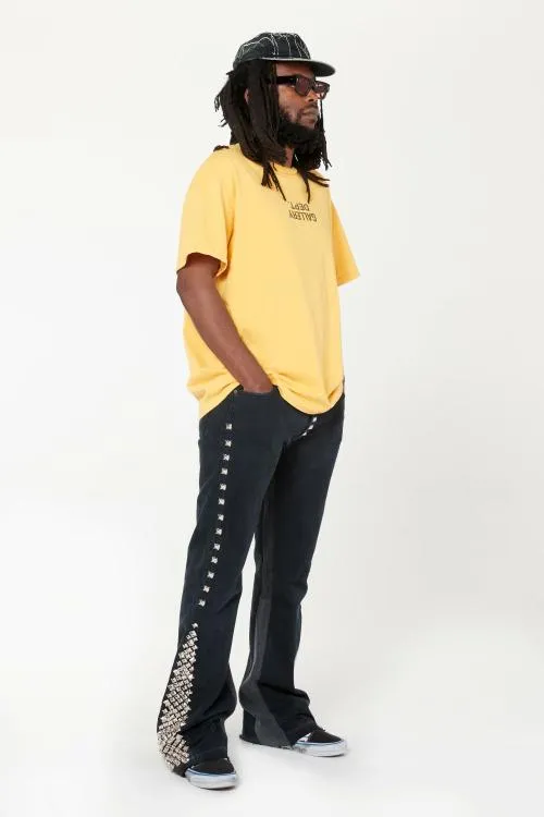 Short Sleeve Men Gallery Dept FUCKED UP LOGO TEE Gold