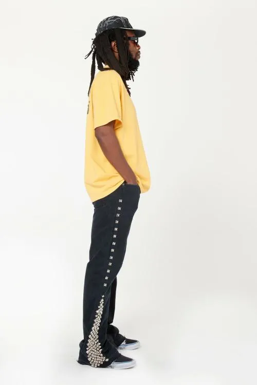 Short Sleeve Men Gallery Dept FUCKED UP LOGO TEE Gold