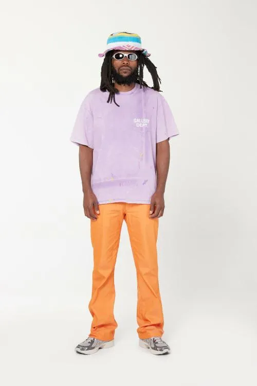 Short Sleeve Men Gallery Dept VINTAGE LOGO PAINTED TEE Purple