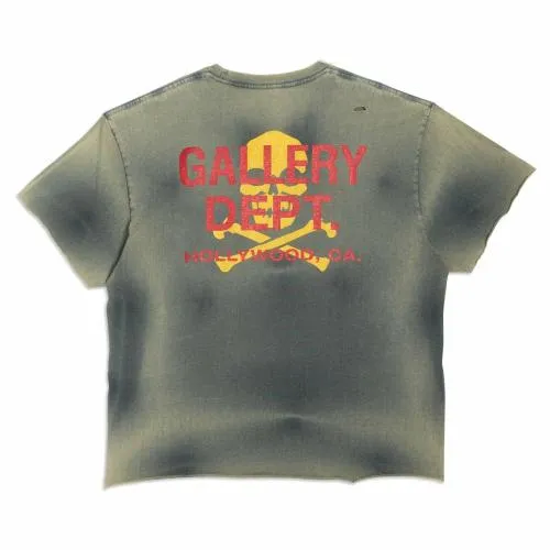 Short Sleeve Men Gallery Dept ZIP TEE Black