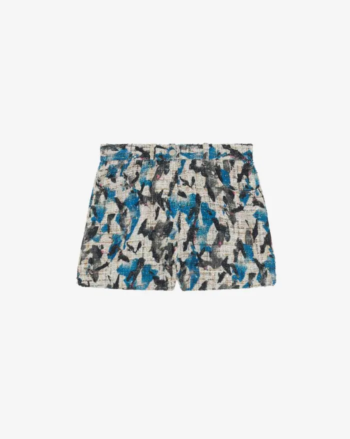 Shorts and Skirts Women IRO NORIANE SHORT TWEED SHORTS WITH SEQUINS