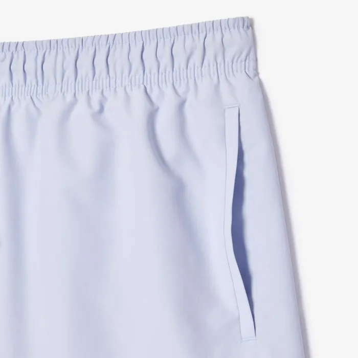 Shorts and Swim Men Lacoste Men039s Croc Print Swim Trunks Phoenix Blue J2g