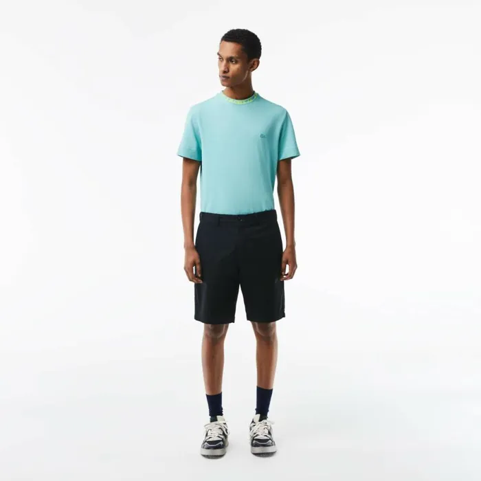 Shorts and Swim Men Lacoste Men039s Regular Fit Stretch Organic Cotton Bermuda Shorts Black 031 Shorts and Swim Men Lacoste Men039s Regular Fit Stretch Organic Cotton Bermuda Shorts Black 031