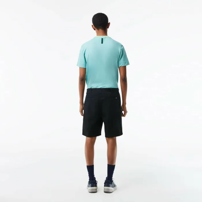 Shorts and Swim Men Lacoste Men039s Regular Fit Stretch Organic Cotton Bermuda Shorts Black 031