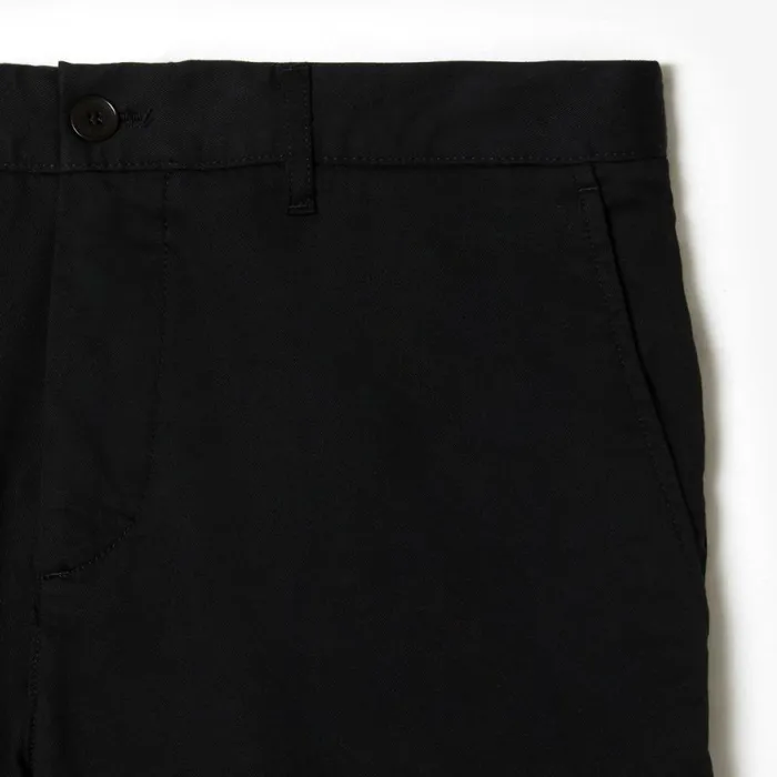 Shorts and Swim Men Lacoste Men039s Regular Fit Stretch Organic Cotton Bermuda Shorts Black 031