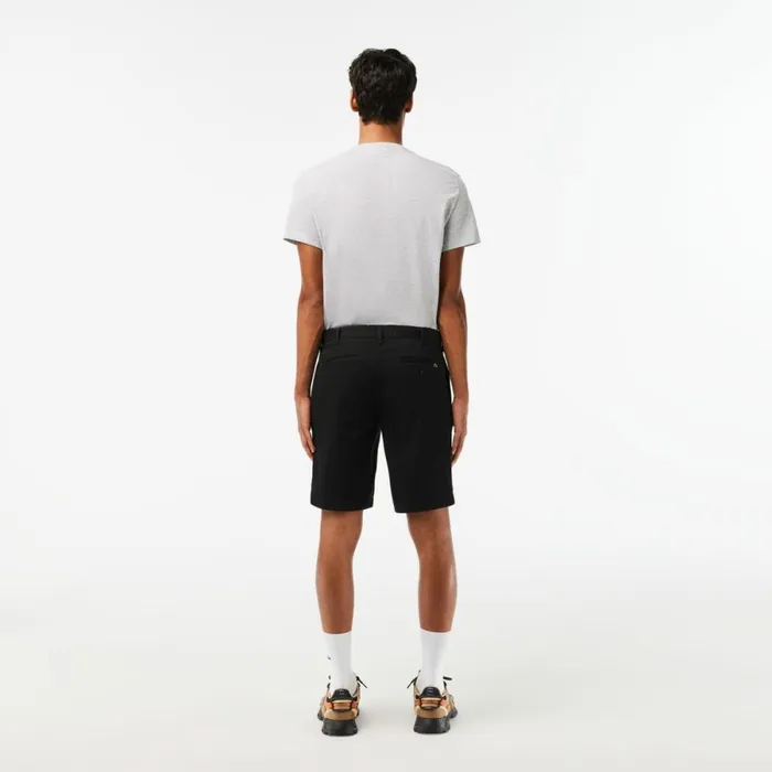 Shorts and Swim Men Lacoste Men039s Slim Fit Stretch Cotton Shorts Black 031