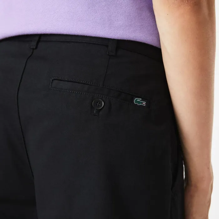 Shorts and Swim Men Lacoste Men039s Slim Fit Stretch Cotton Shorts Black 031
